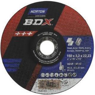 Norton Kombiskive 150x3.2x22,23mm A24R-150x3.2x22.23-T42 NOR-BDX