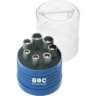 BOHRCRAFT Bitstoppesæt magnetisk 7 dele 7-13mm + 1/4" & 3/8"