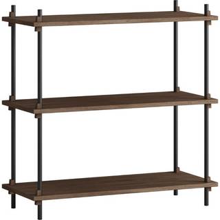 Moebe Shelving System (S.85.1.A) Smoked Oak/Black