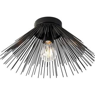 Art Deco loftslampe sort med lyseffekt - Broom