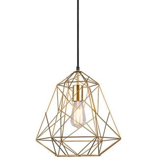 Industriel pendellampe guld - Framework Basic