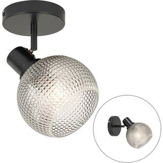 Design Spotlight Sort med Røgglas - Chico