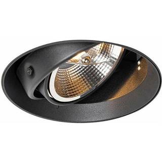 Moderne indbygget spotlight sort GU10 AR111 rund trimless - Oneon