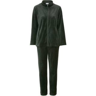 Damella Velour Plain Suit - Darkgreen - Large