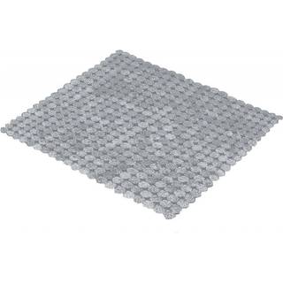 Anti-slip måtte fra KLEINE WOLKE - SIGN SILVER  55x55 cm.