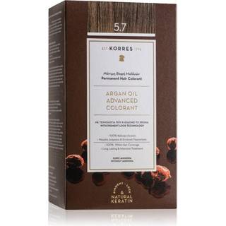 Korres Argan Oil Permanent hårfarve Med Arganolie Skygge 5.7 Chocolate 50 ml - 50 ml