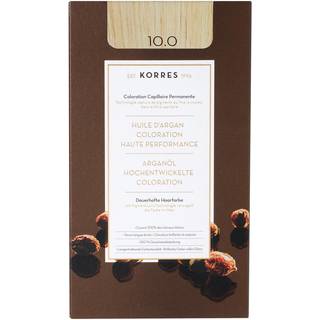 Korres Argan Oil Permanent hårfarve Med Arganolie Skygge 10.0 Platinum Blonde 50 ml - 50 ml