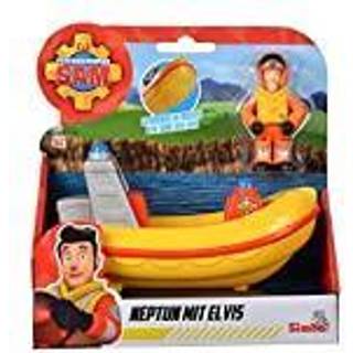 Simba Fireman Sam Neptun with Elvis Figurine