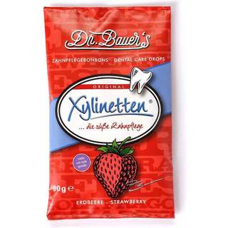 Xylitol Pastiller Dr. Bauer´s Xylinetten 60g STRAWBERRY