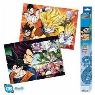 DRAGON BALL - Set 2 Chibi Posters - Saiyans (52x35 cm)