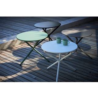 Fiam, Tris sidebord 55 cm sage green