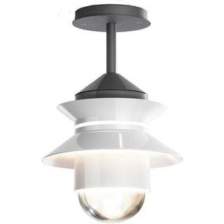 MARSET Santorini udendørs loftslampe, IP65, hvid