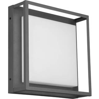 LED udendørs loftslampe Witham IP54, CCT, antracit