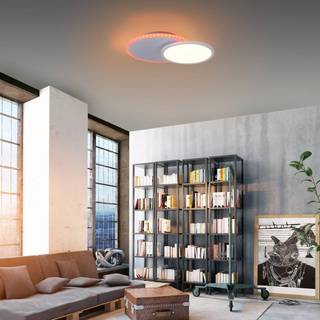 Arenda LED-loftlampe, rund, RGB/CCT, kan drejes