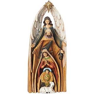 Roman Holy Family Nativity Scene Christmas Nesting figur 4 stykke sæt