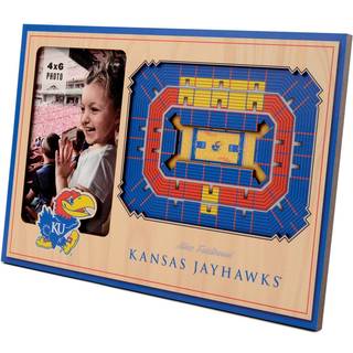 Youthefan NCAA Kansas Jayhawks 3D Stadiumview Picture Frame - Allen Fieldhouse 12 """" X 8 """"
