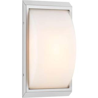 Udendørs LED-væglampe 052, rustfrit stål, glas, bevægelsessensor