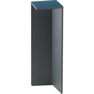 Genopladelig LED-solcellelampe Nusolar antracit, højde 50 cm