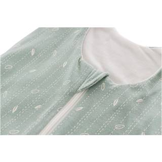 Träumeland LIEBMICH Sleeping Bag, GOTS Certified, 1.0 TOG - Mint Leaves 90 cm