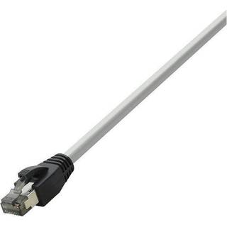 LOGILINK Premium Cat.8.1 Patchkabel, hellgrau, 10,00m