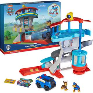 PAW Patrol udkigstårn legesæt med Chase-figurer og politibil – 50 cm