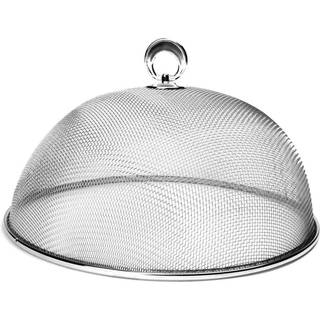 Fox Run Brands Chrome Outdoor Dome Mesh Outside Food Cover 11,75 x 11,75 x 5 tommer s?lv