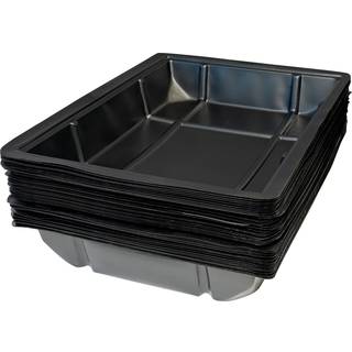 Kitty Lounge Disponable Litter Bakke Sort 50-pakkere RG606/50 Sort