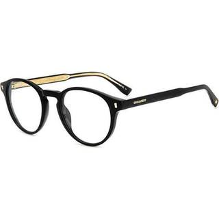 Dsquared2 Mand D2 0080 807 Optiske stel Plast Sort Rund
