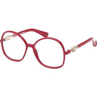 Max Mara Kvinde MM5100 075 Optiske stel Injiceret Fuchsia Rund Normal