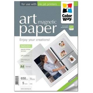 ColorWay ART magnetic - magnetic photo paper - matte - 5 sheet(s) - A4 - 650 g/m²