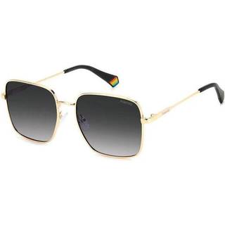 Polaroid Kvinde PLD 6194/S/X J5G/WJ Solbriller Metal Guld Grå Firkantet Polariseret Skygge