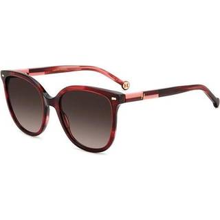 Carolina Herrera HER 0136/S K4G/HA 55 Solbriller Kvinder Burgunder - Burgundy Horn - 55mm
