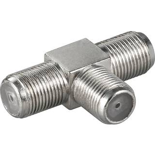 F-Adapter, T-Type: F hun - 2x F hun - Zink