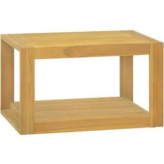 væghængt badeværelsesskab 60x45x35 cm massivt teaktræ