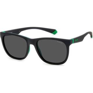 Polaroid Unisex PLD 2140/S 3OL/M9 Solbriller Plast Sort-opaque Grå Firkantet Polariseret