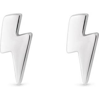 Simply Silver Simply Silver Silver Tone Polished Lightening Bolt Stud Earrings