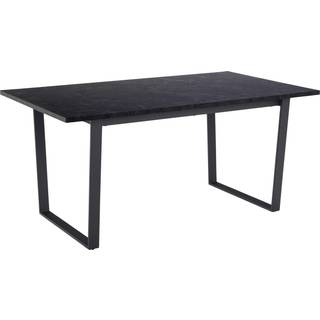 Amble spisebord (sort marmor) - 160 x 90 x 74 cm.