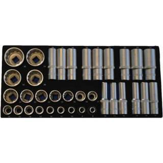 BATO Lang topsæt 1/2" 12" 8-36mm Kort. 10-24mm. lang. EVA 1/3. (8928)