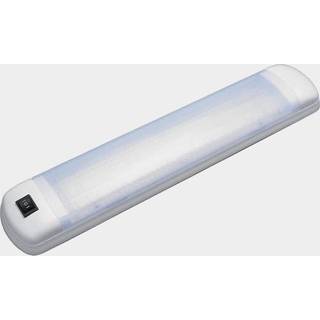Loftlampe, LED, 400 x 78 x 30 mm, 12 / 24V, med hvidt skær