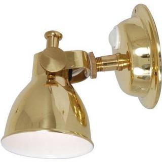 Skotlampe, lakeret messing, halogen, 12 V, 10 W
