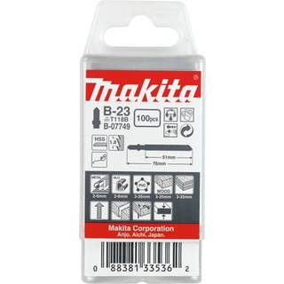 Stiksavsklinger Makita T118B; 100 stk.
