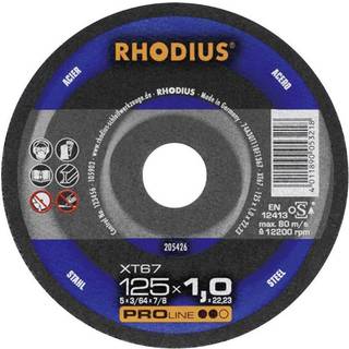 Rhodius XT67 205599 Skæreskive lige 115 mm 22.23 mm 1
