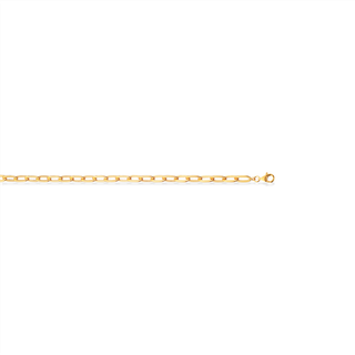 Scrouples armbånd links i forgyldt