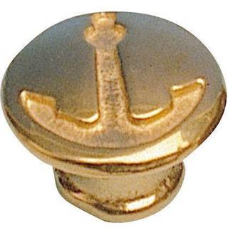 Knophåndtag Messing med Ankermotiv 23,0 mm