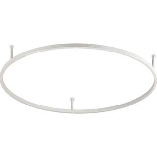 Ideal Lux LED-loftlampe Oracle Slim Ø 90 cm, hvid, 3.000 K