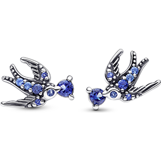 Funklende Svale Sterling Sølv Ørestikker fra Pandora