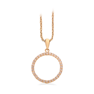 Scrouples Cirkel 8 Karat Guld Vedhæng 213393