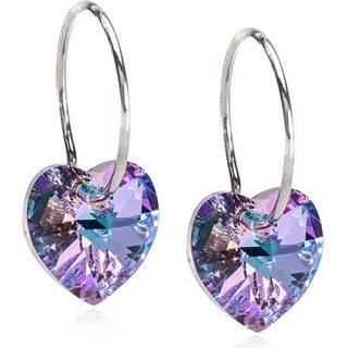Blomdahl Nt Heart Titanium Øreringe med Krystal 15-1255-76