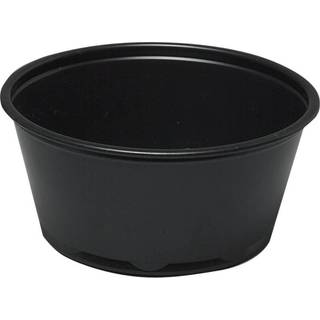 Portionsbæger sort, 92ml, 2500 stk