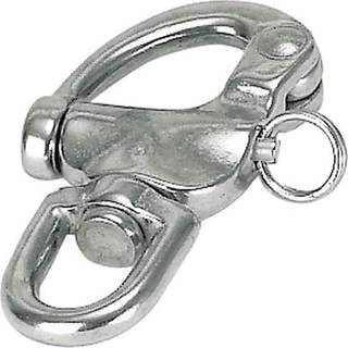 1852 Skødekrog m/svirvel Rustfri 12 mm